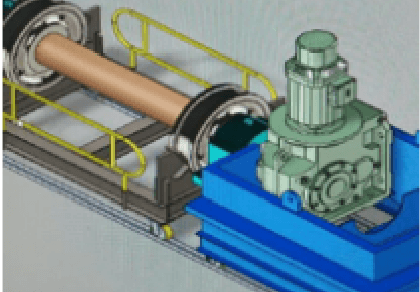 Illustration of equipment with cylindrical part