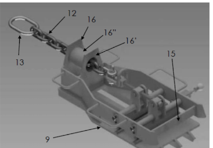 Illustration of equipment on the edge of a conveyor